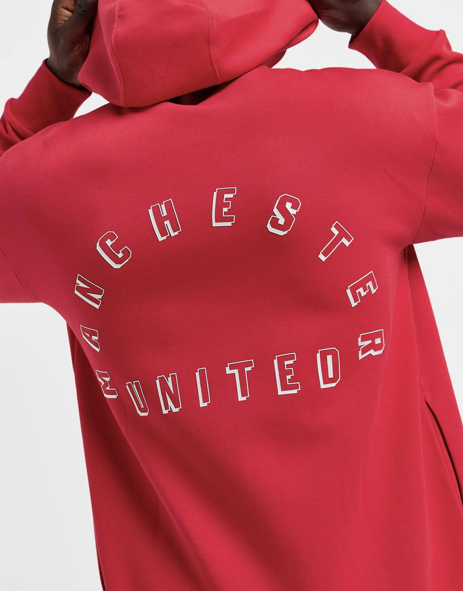 Red adidas Manchester United FC Anthem Jacket - JD Sports 