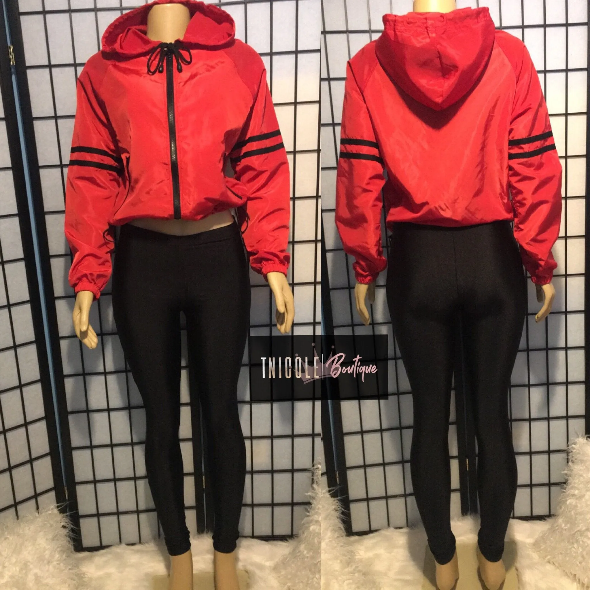 Red Riding Windbreaker