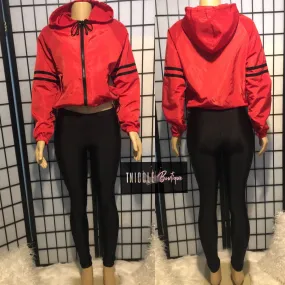 Red Riding Windbreaker