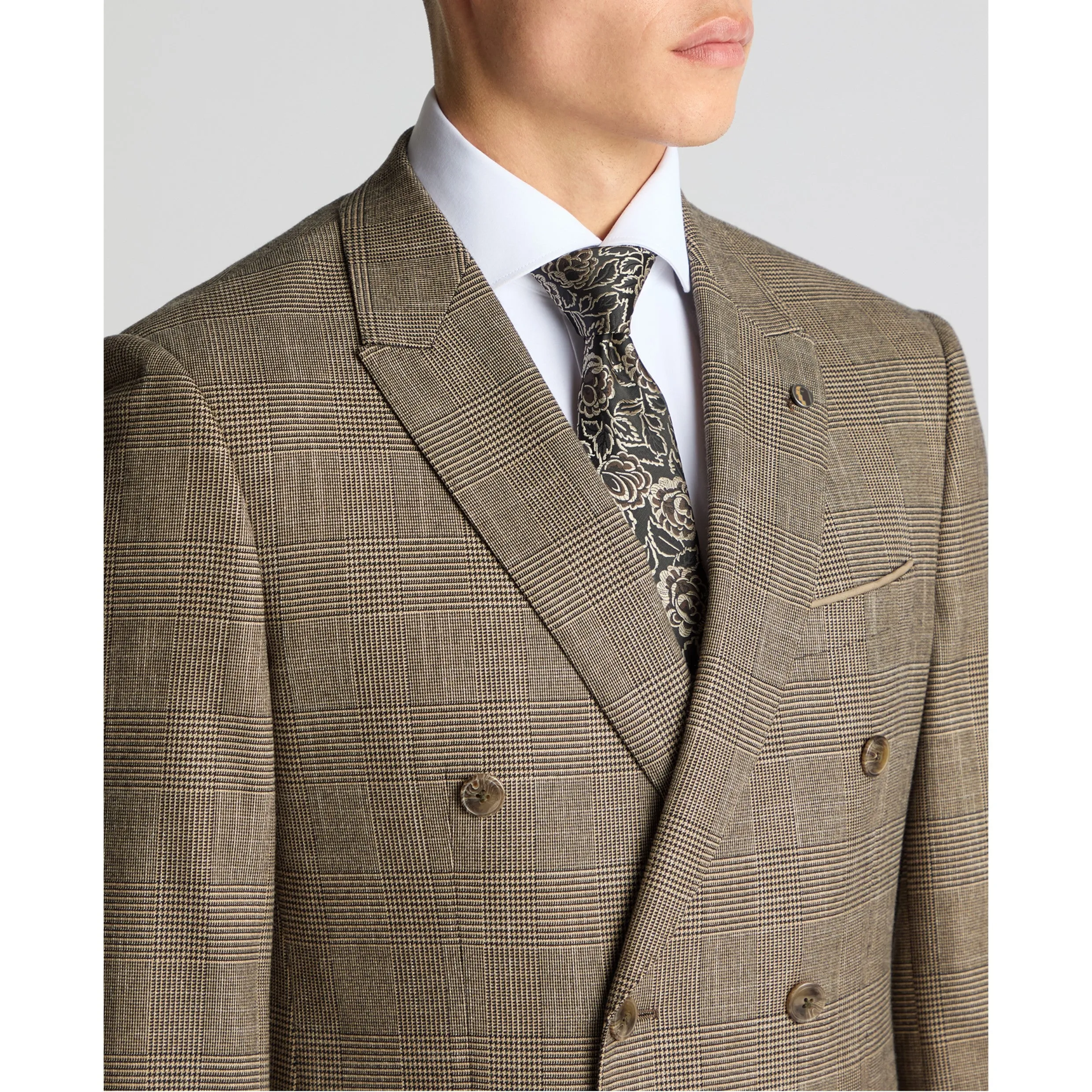 Remus Uomo Marino Double Breasted Suit Jacket 12293