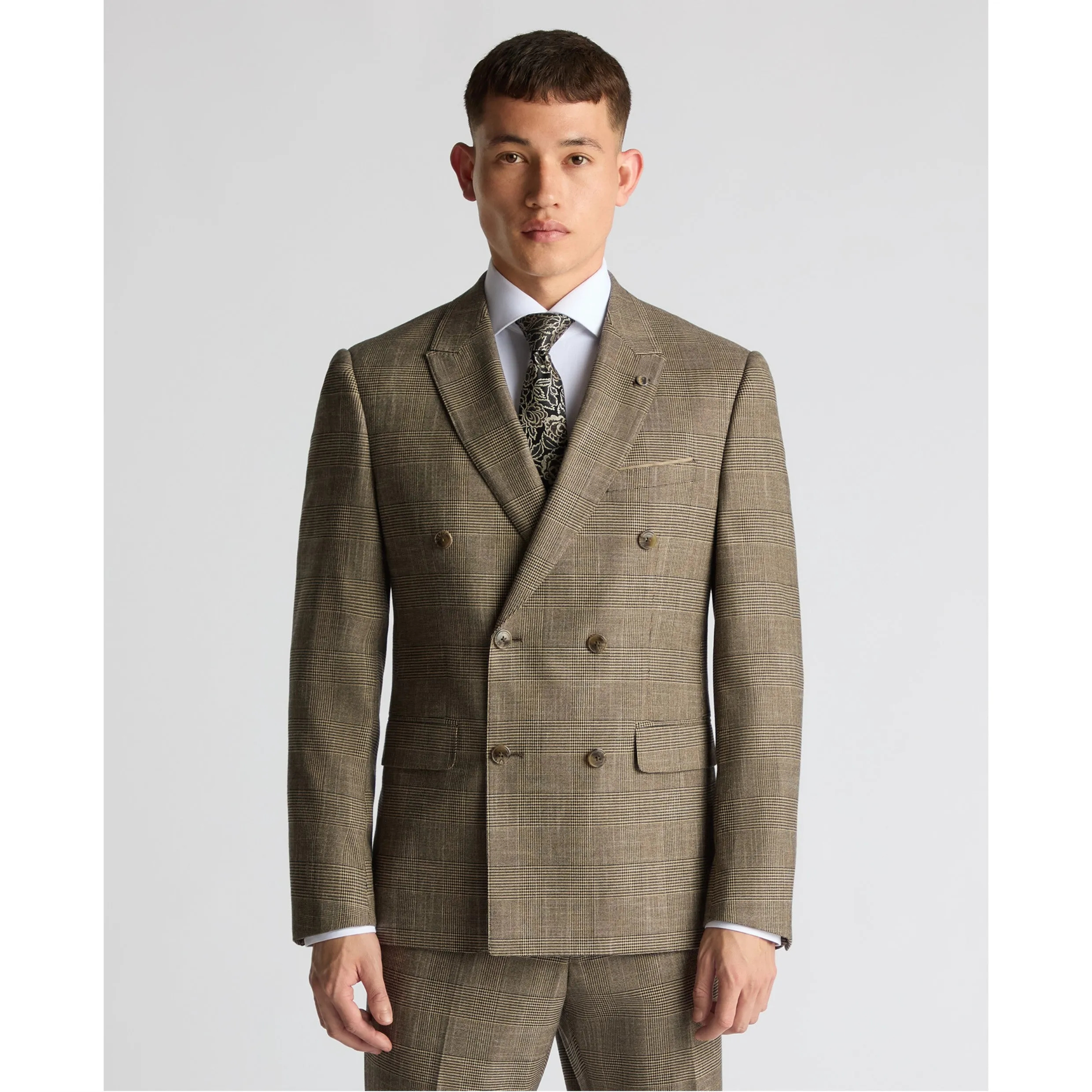 Remus Uomo Marino Double Breasted Suit Jacket 12293