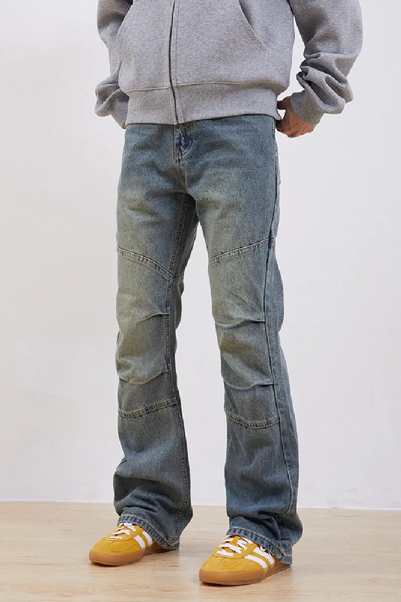 Retro Wash Flared Jeans - US Only