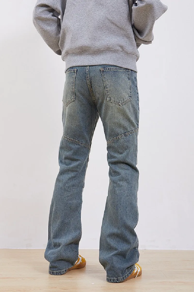 Retro Wash Flared Jeans - US Only