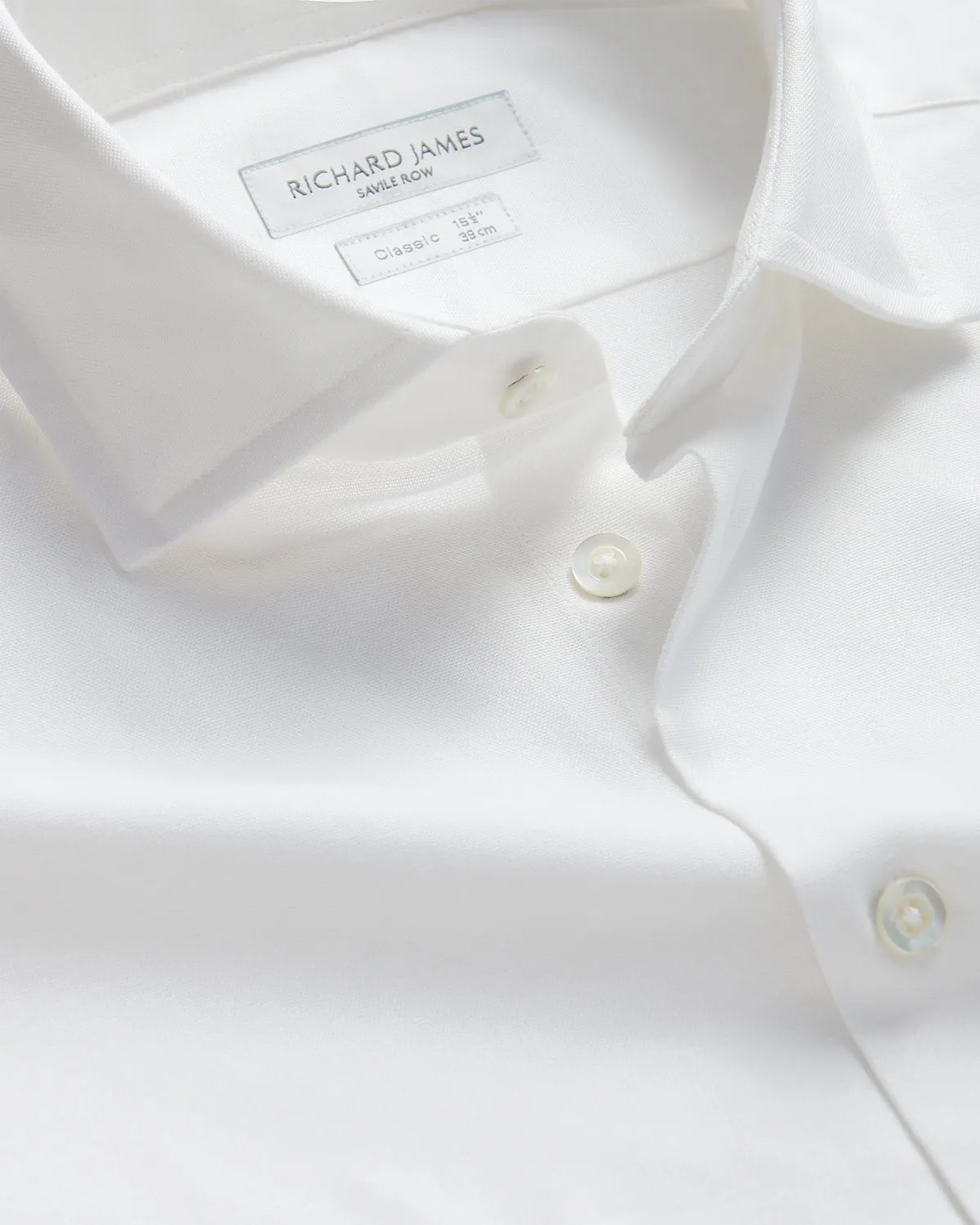 Richard James Textured Shirt White