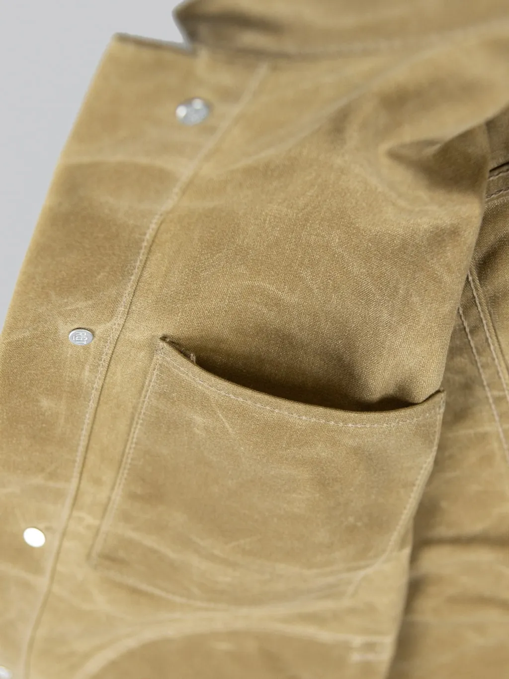 Rogue Territory Waxed Canvas Supply Jacket Tan Ridgeline