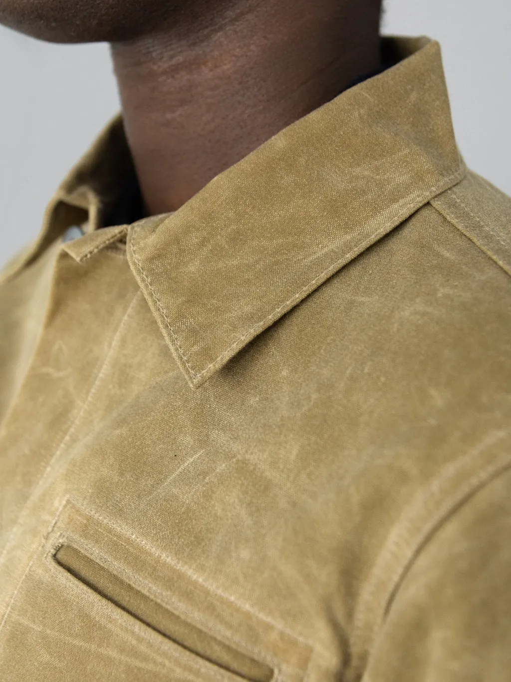 Rogue Territory Waxed Canvas Supply Jacket Tan Ridgeline