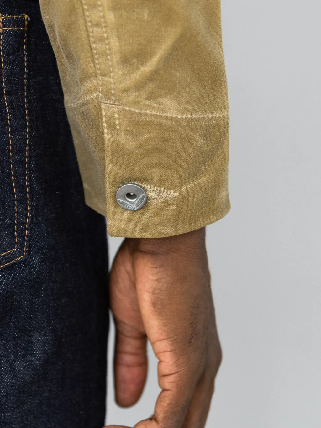 Rogue Territory Waxed Canvas Supply Jacket Tan Ridgeline