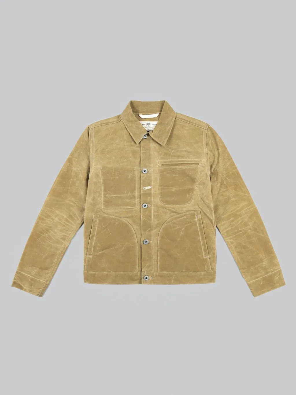 Rogue Territory Waxed Canvas Supply Jacket Tan Ridgeline