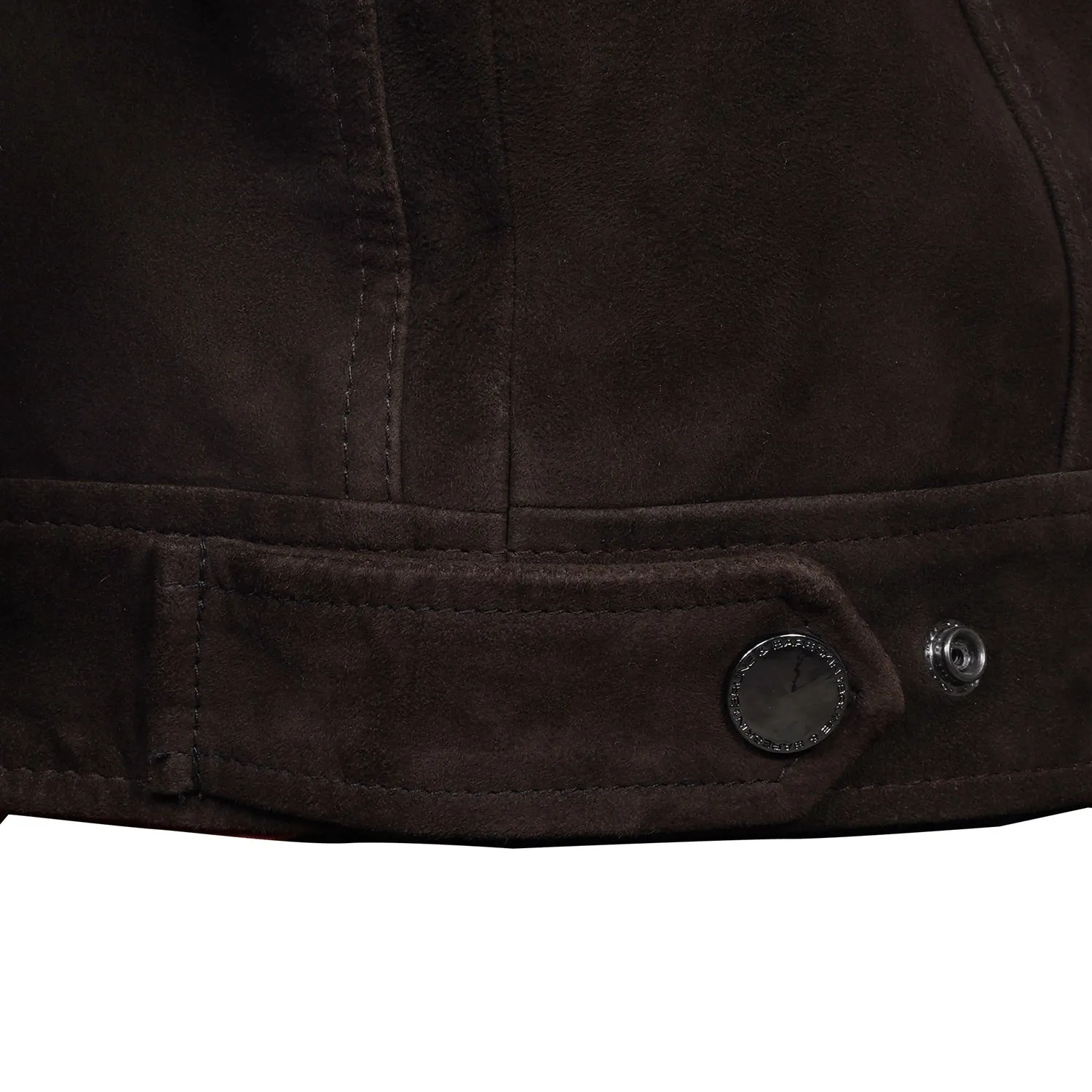 Safari Field Goat Suede Leather Dark Brown Jacket