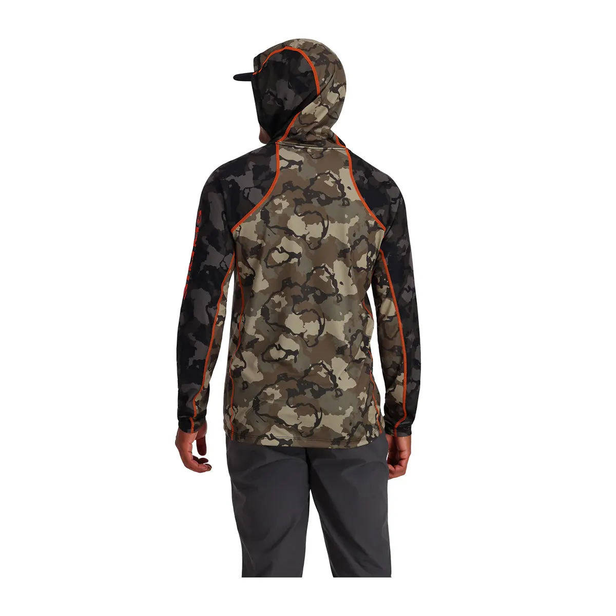 Simms Challenger Solar Hoody R Camo Olive Drab/R Camo Carbon