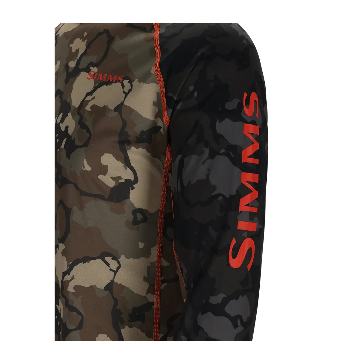 Simms Challenger Solar Hoody R Camo Olive Drab/R Camo Carbon