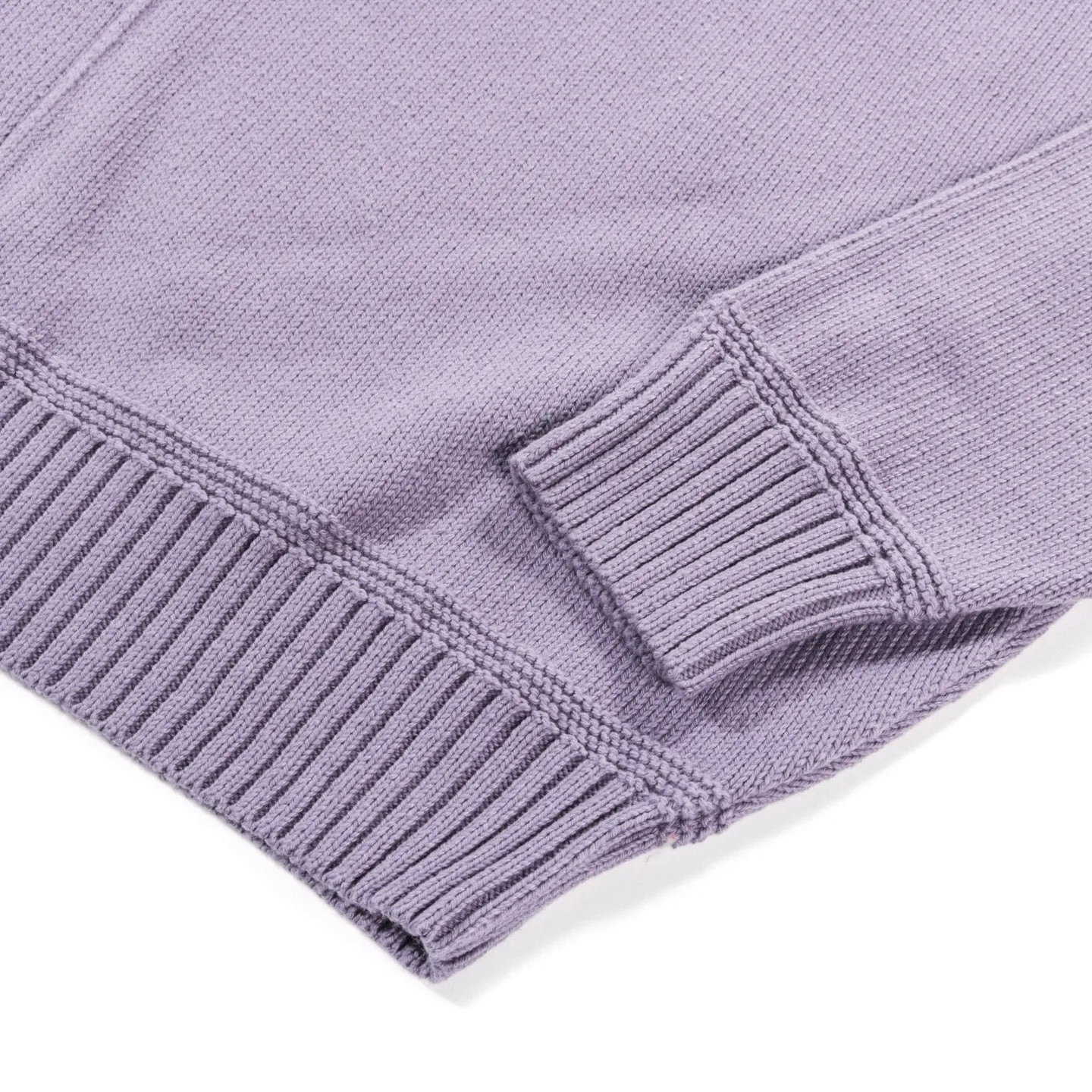 S.K. MANOR HILL WHARF SWEATER LAVENDER COTTON