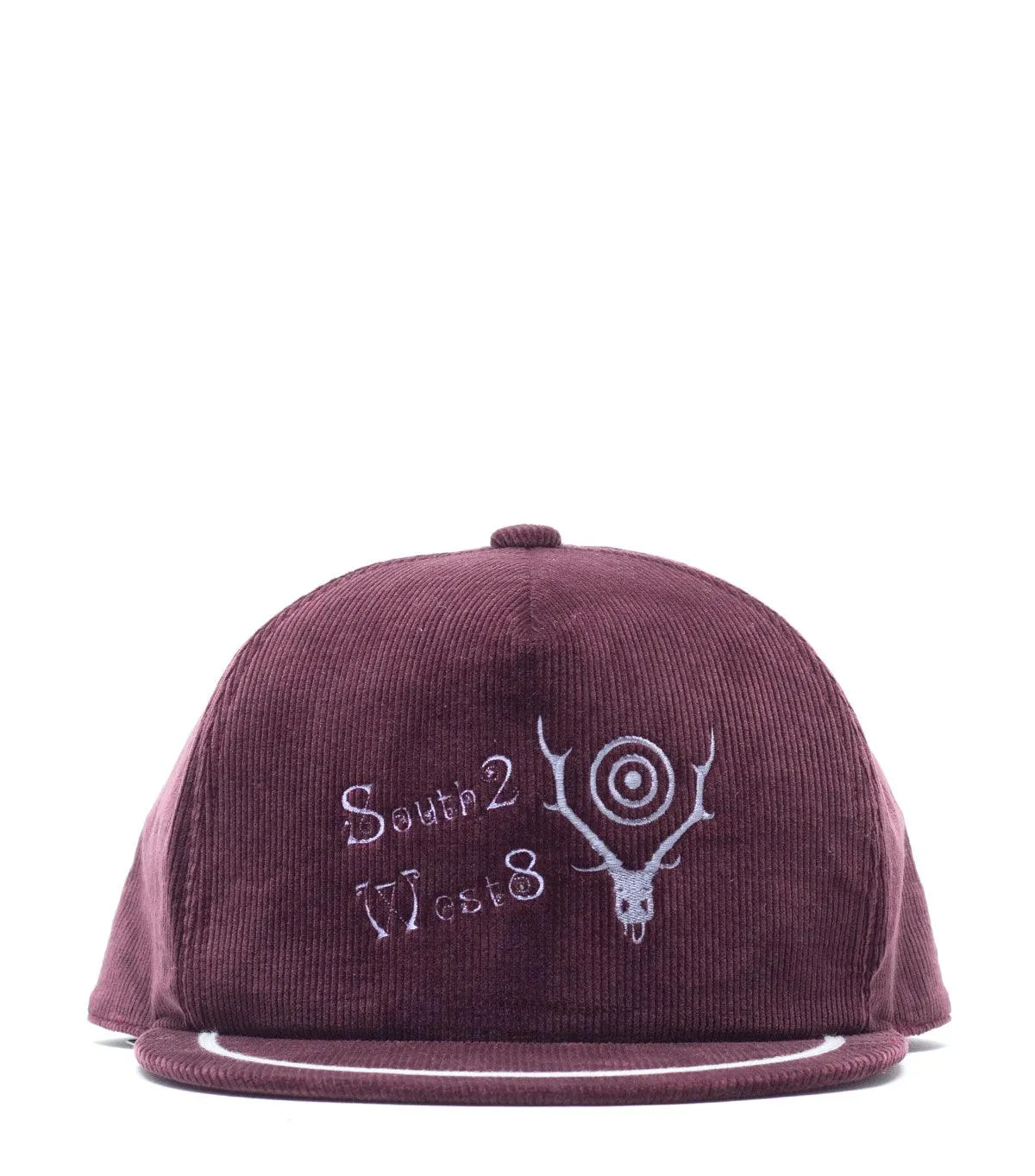 South2 West8 Corduroy Trucker Hat Maroon