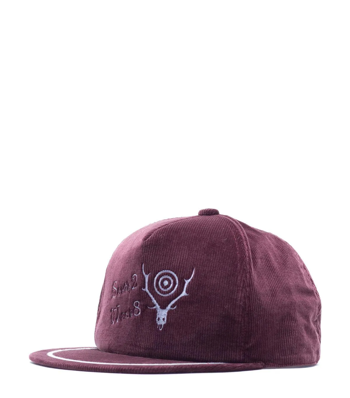 South2 West8 Corduroy Trucker Hat Maroon