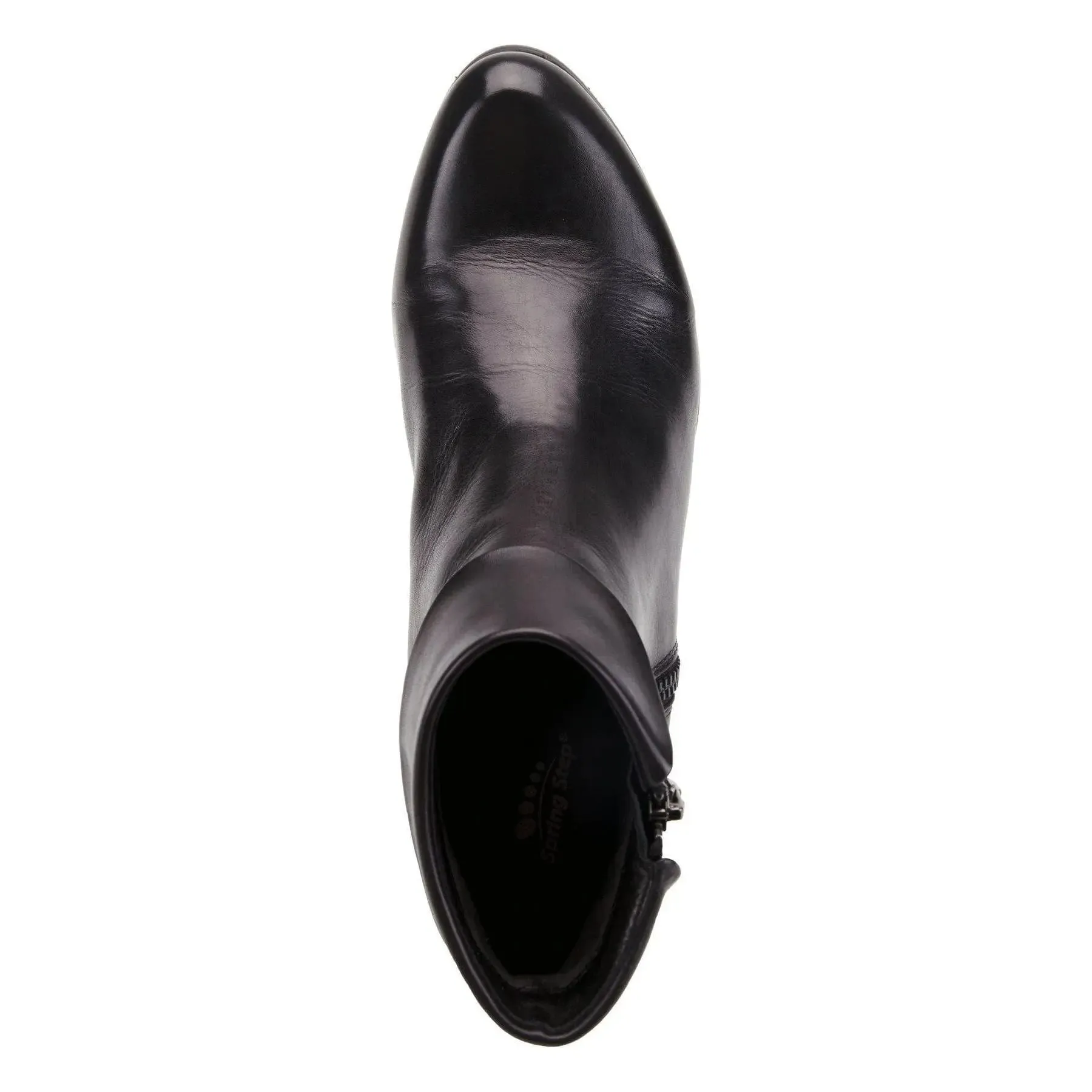 SPRNG STEP STOCKHOLM BOOTS - BLACK LEATHER