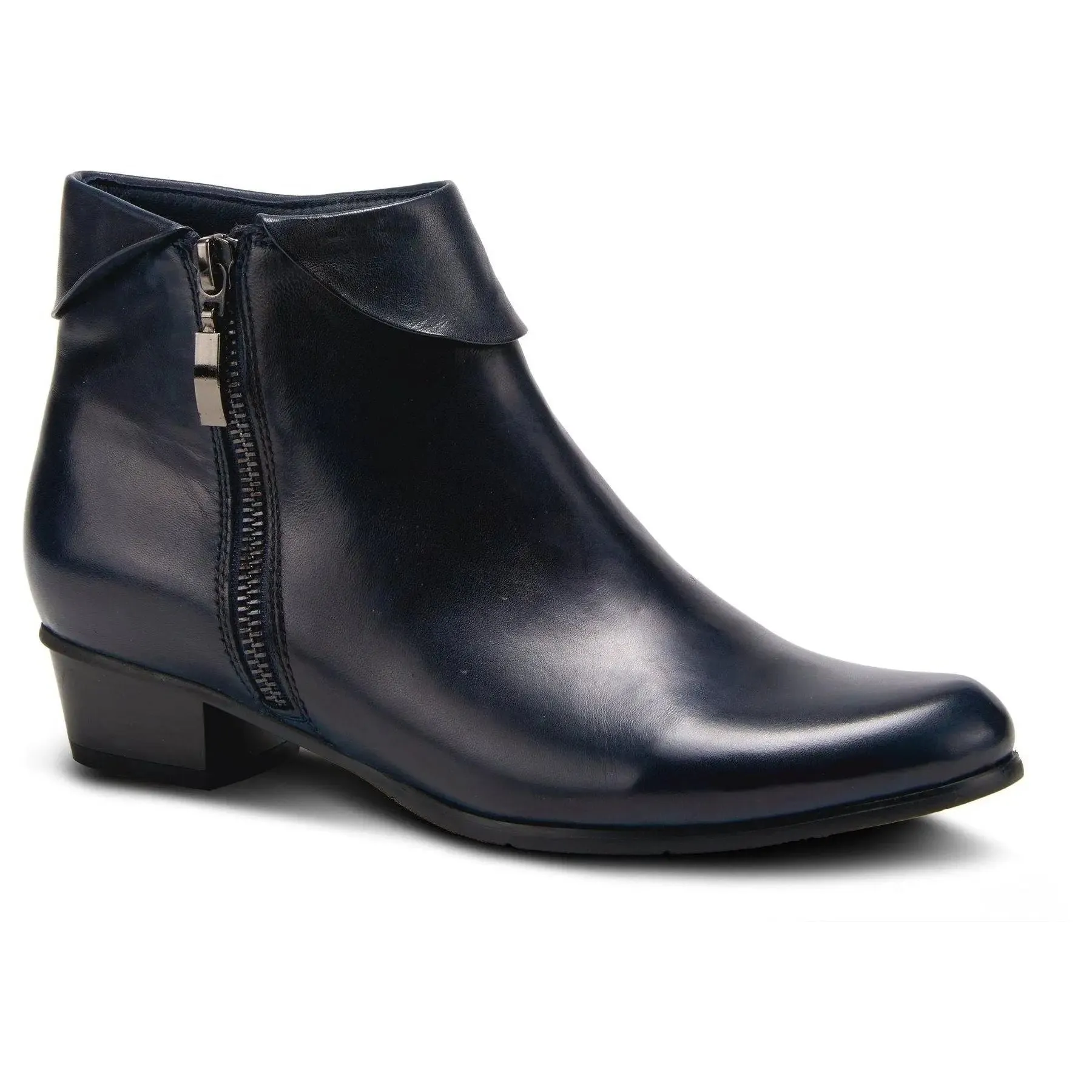 SPRNG STEP STOCKHOLM BOOTS - BLACK LEATHER