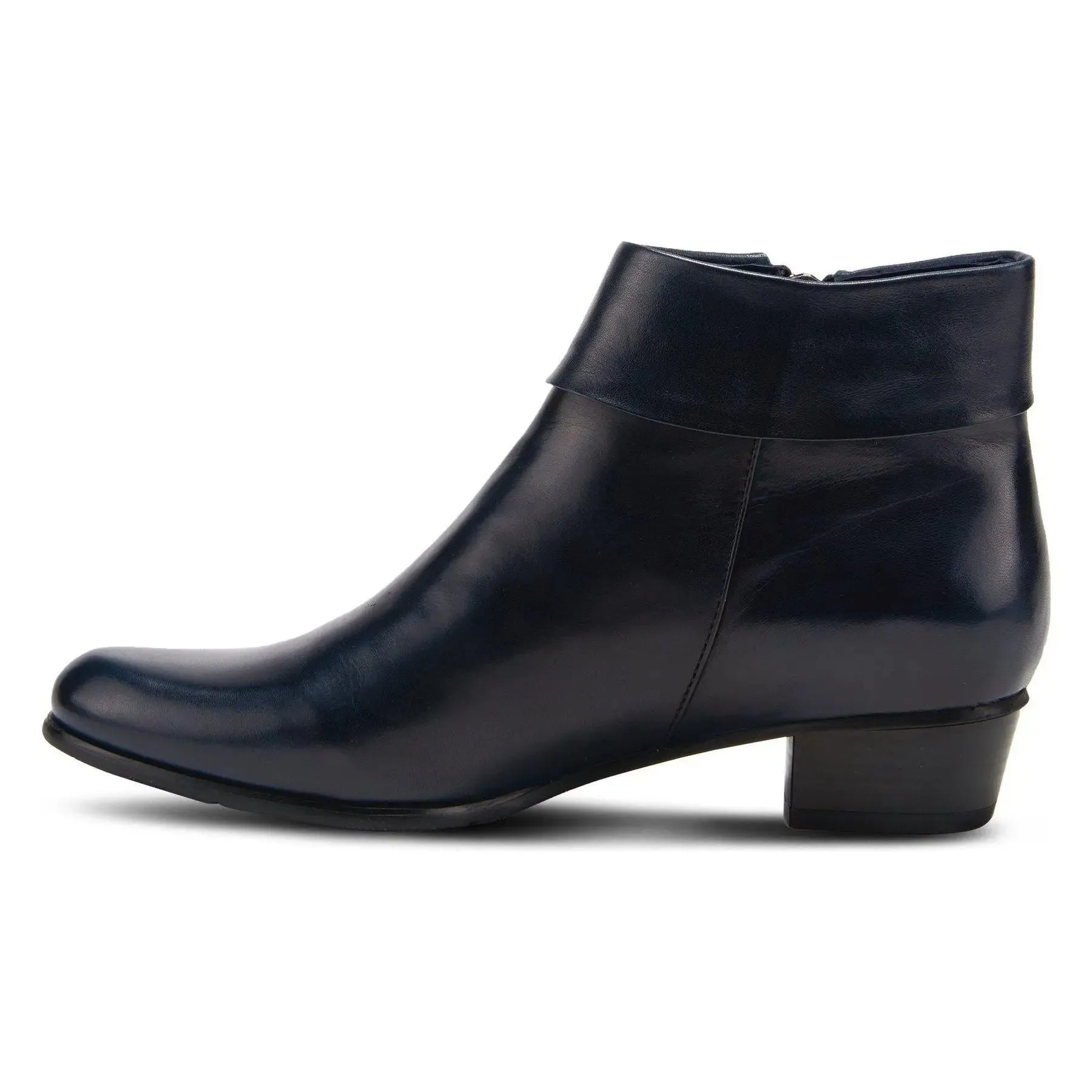 SPRNG STEP STOCKHOLM BOOTS - BLACK LEATHER