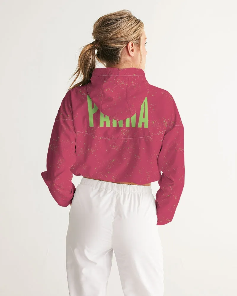 Sqdltd AU23 Panna Women's Cropped Windbreaker Viva