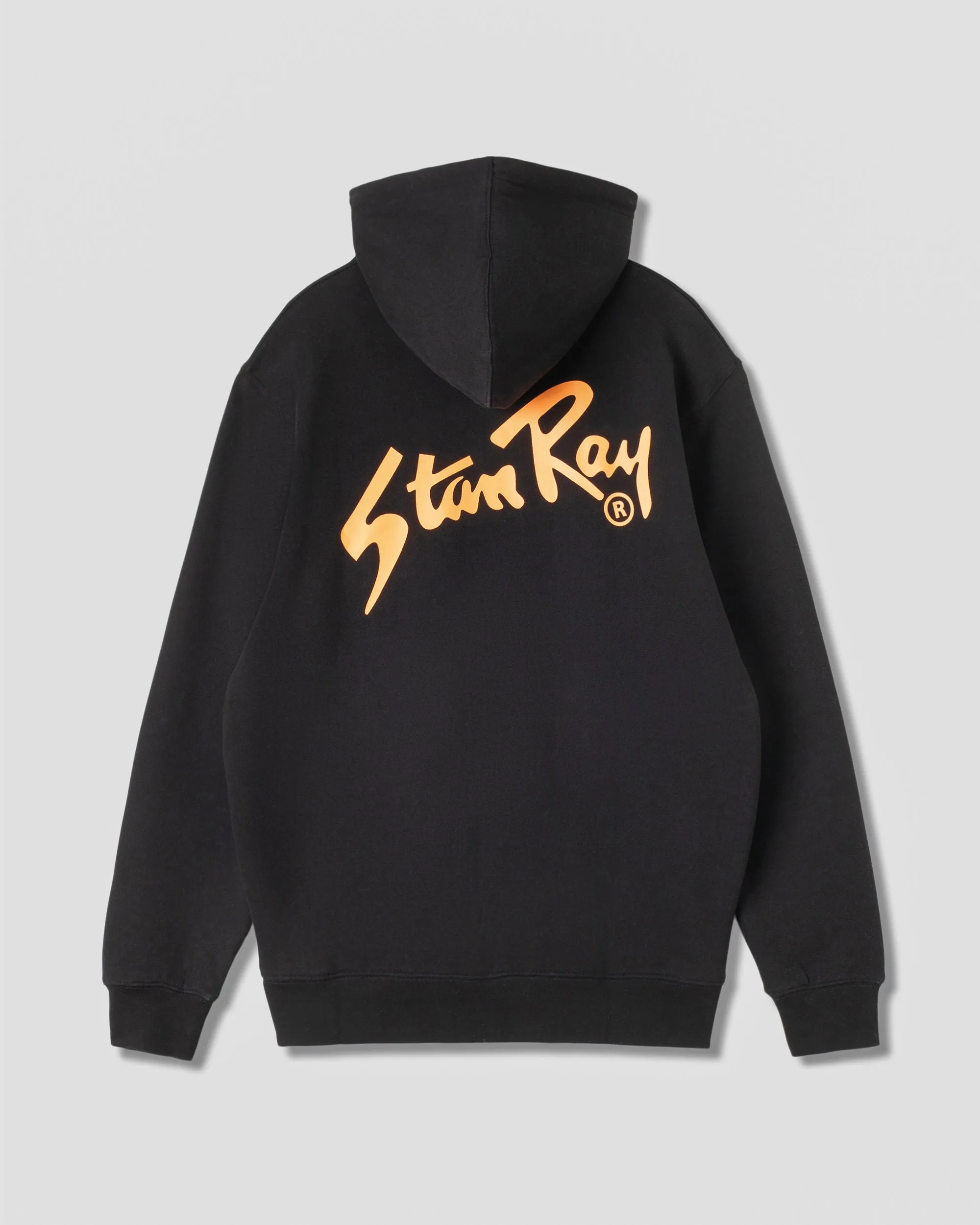 Stan OG Zip Hood (Black / Orange Print)