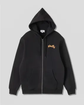 Stan OG Zip Hood (Black / Orange Print)