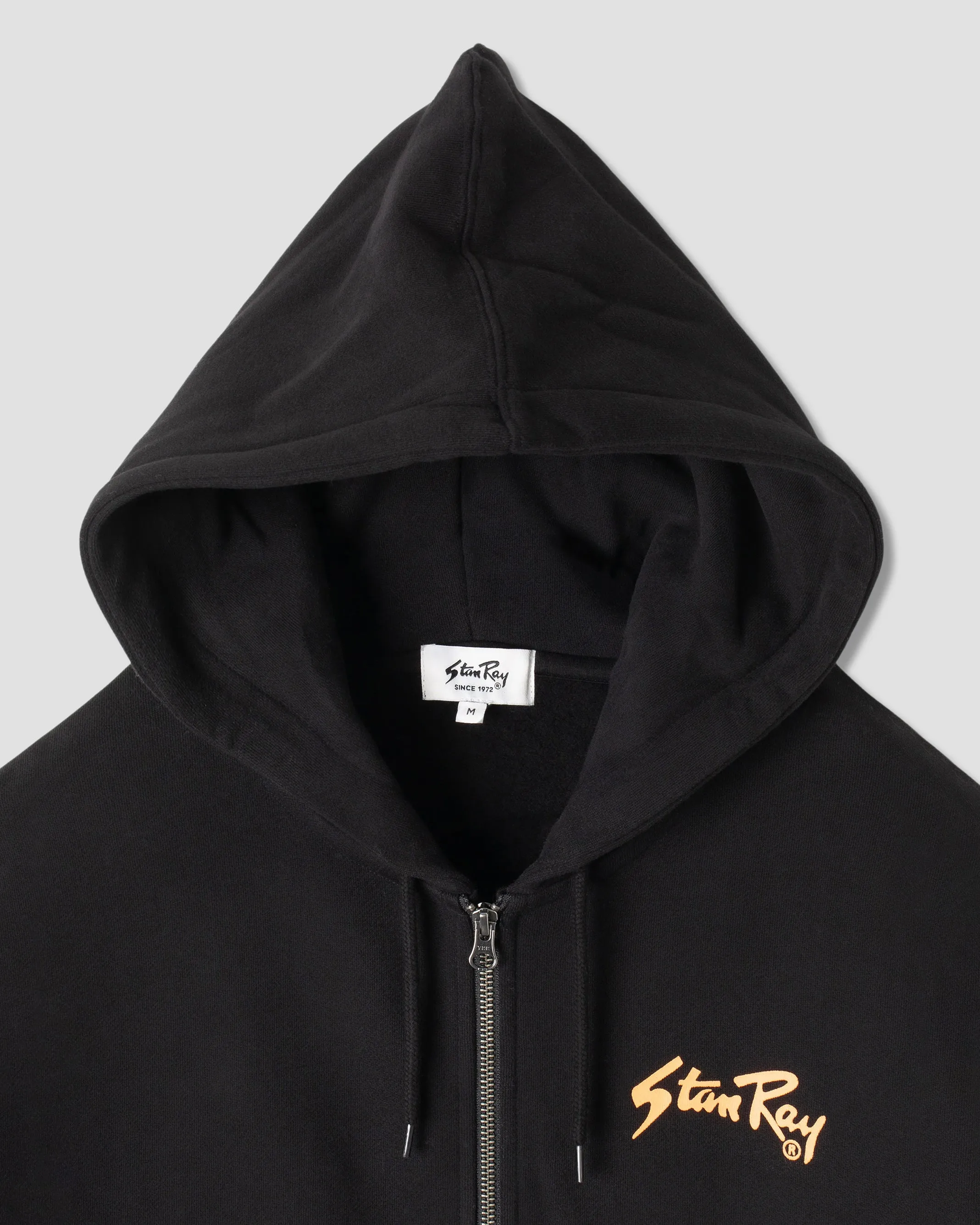 Stan OG Zip Hood (Black / Orange Print)