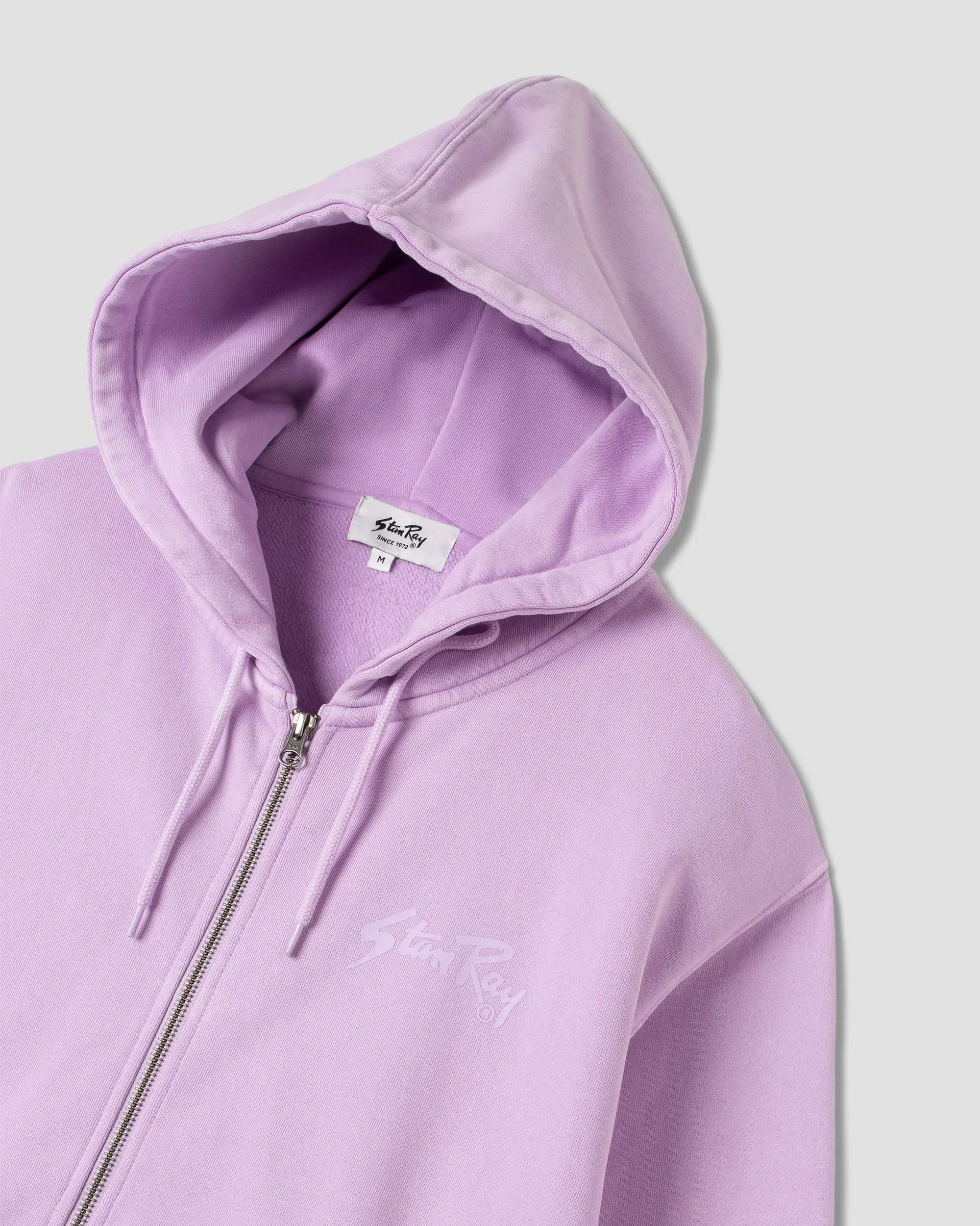 Stan OG Zip Hood (Washed Lavender)