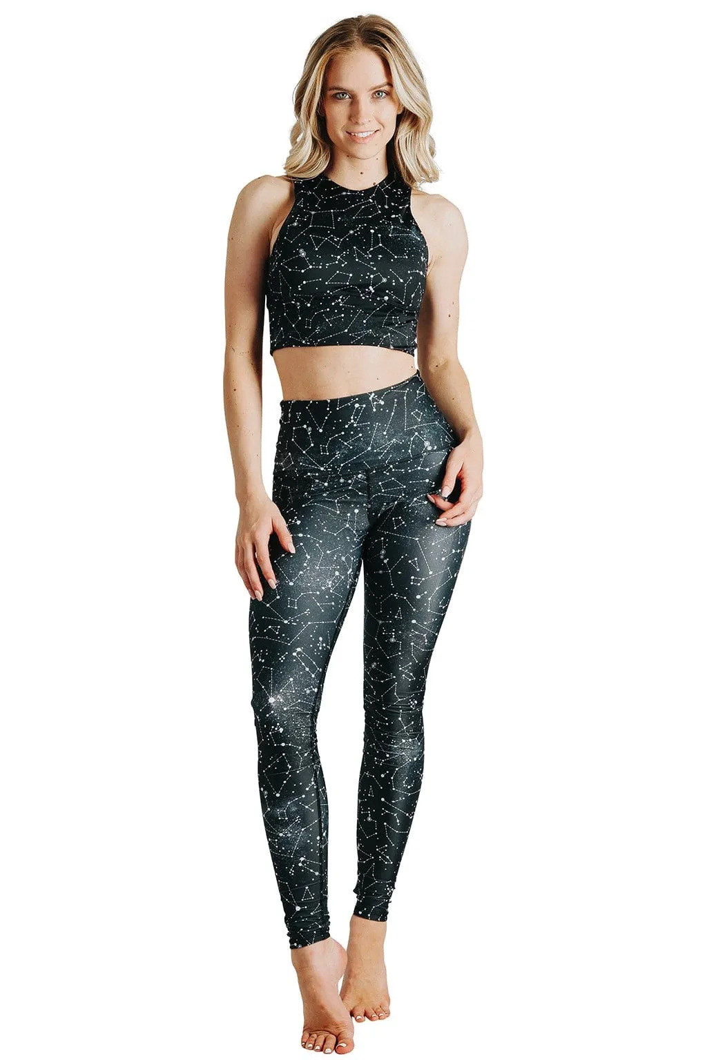 Star Dust Printed Yoga Leggings