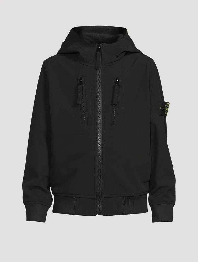 STONE ISLAND Soft Shell-R E.Dye Tech Jacket With Hood