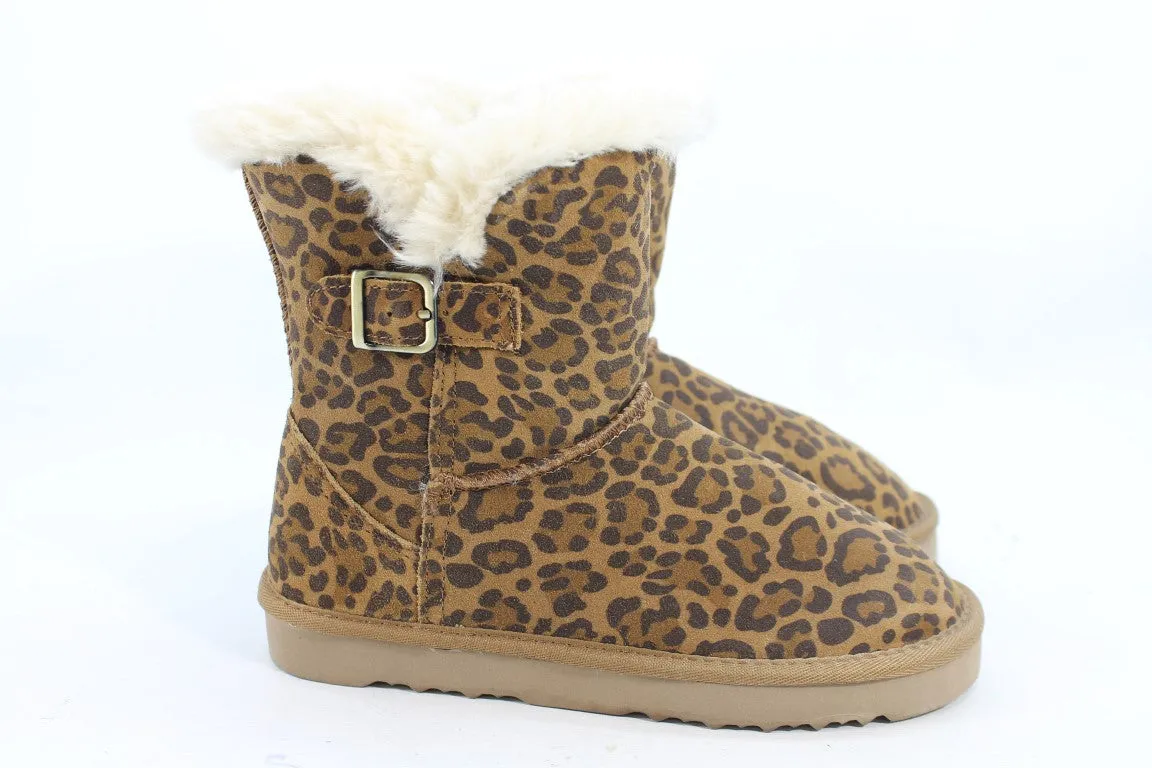 Style & Co. Tiny 2 Women's Leopard Boots 6M(ZAP18713)