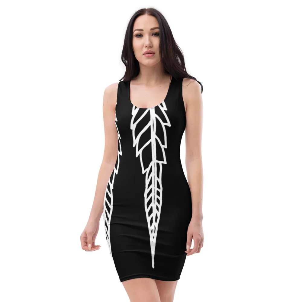 Sublimation Cut & Sew Dress – Feathered Leaves