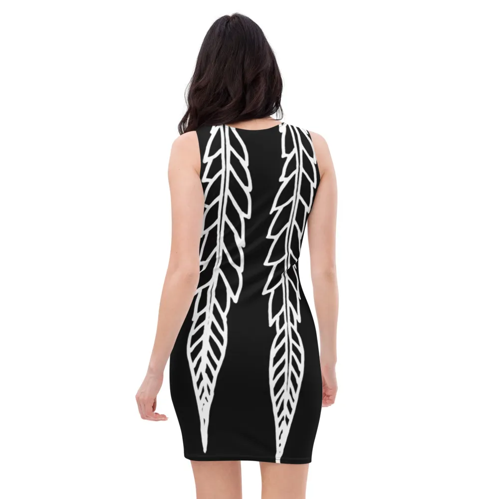 Sublimation Cut & Sew Dress – Feathered Leaves