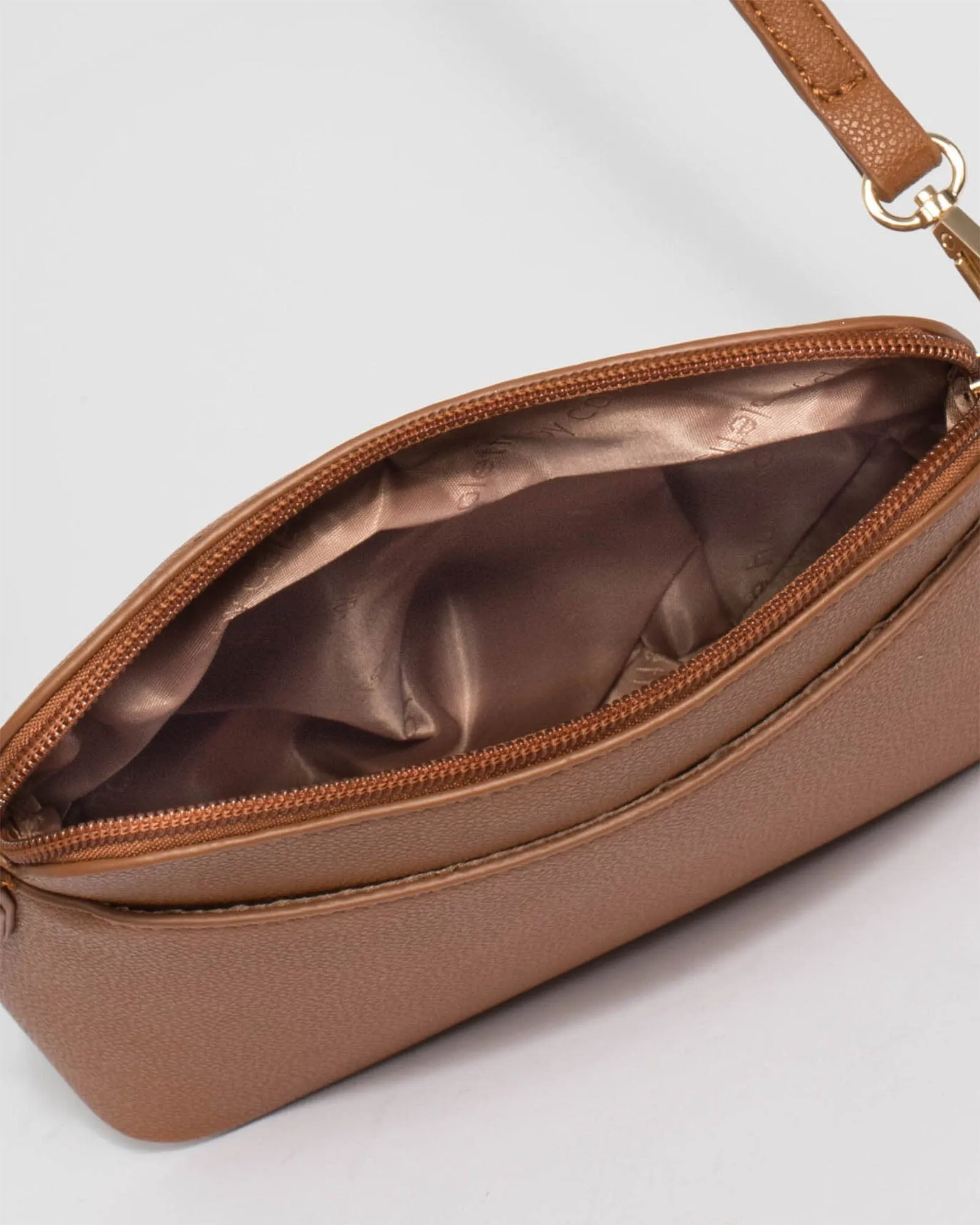 Tan Karen Crossbody Bag