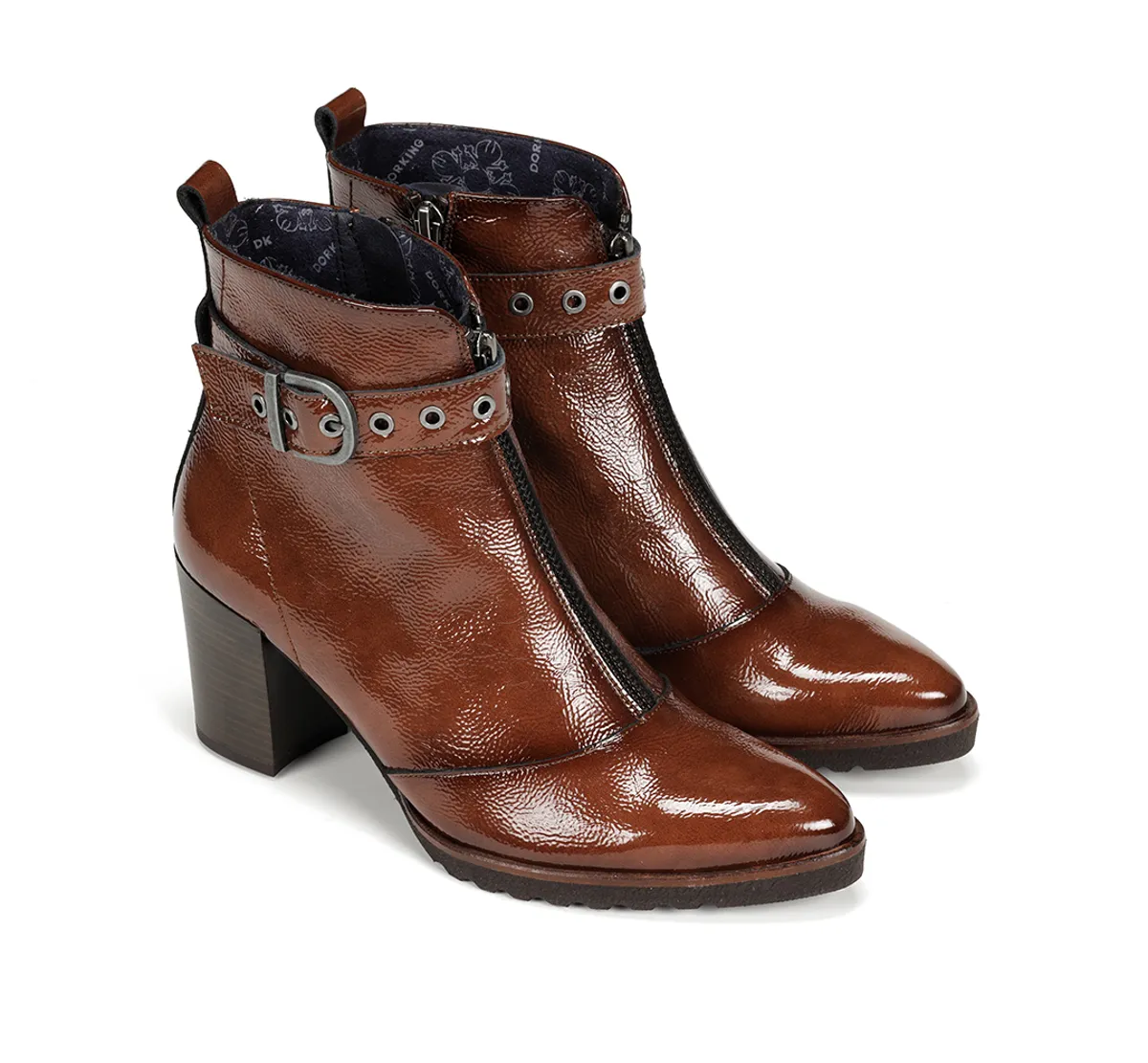 THAIS D8300 Brown Ankle Boot