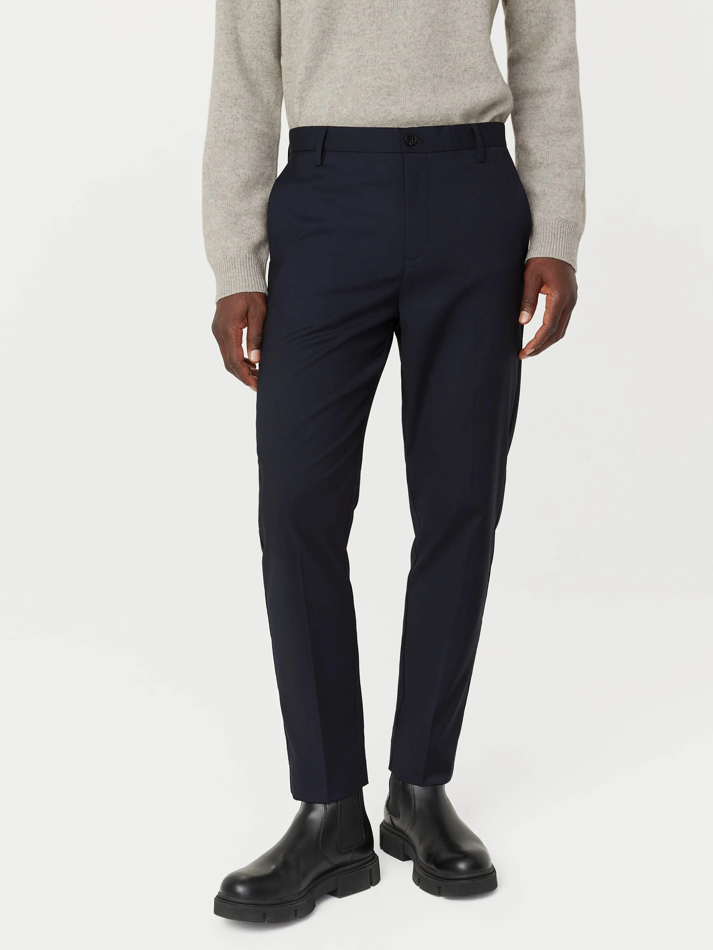 The Colin Tapered Pant in Deep Blue