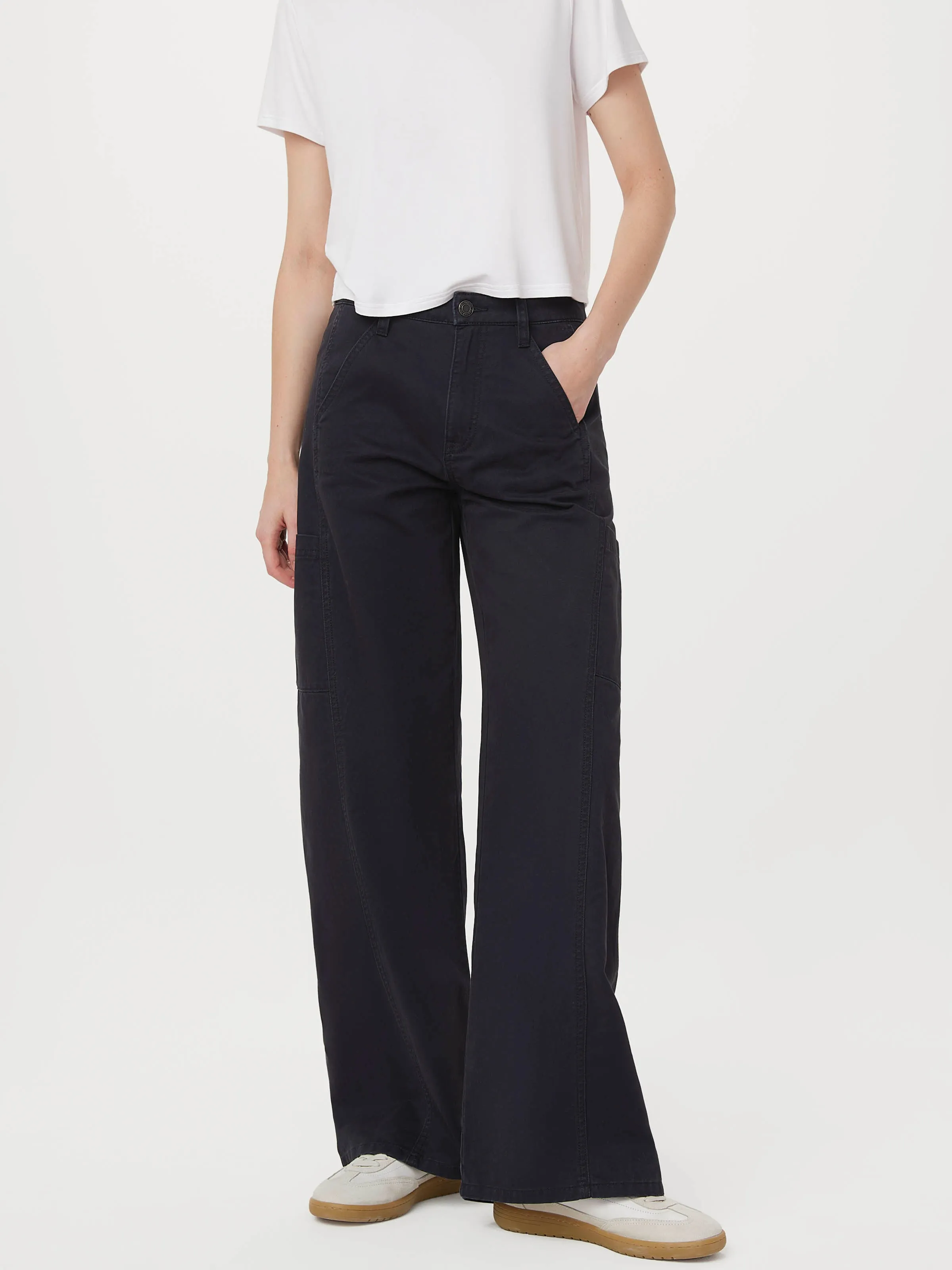 The Nina Cargo Pant in Dark Navy