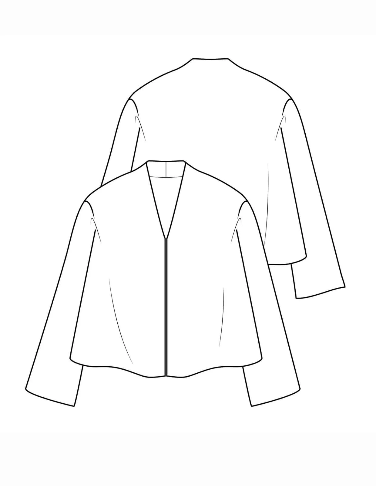 The Swing Jacket - PDF Pattern - The Makers Atelier