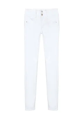 Tiffosi One Size Double Up Skinny Jeans, White