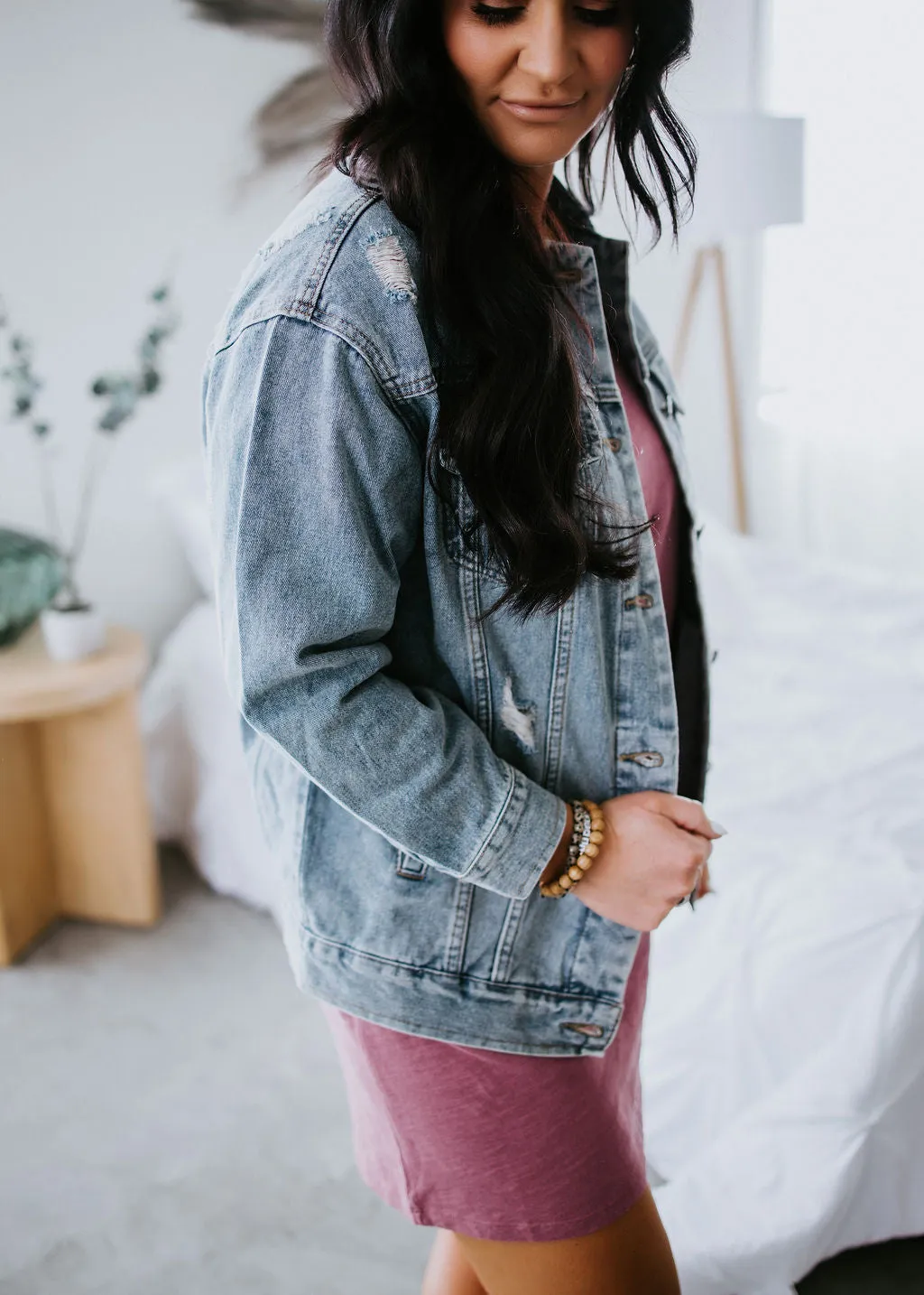 Tilley Distressed Denim Jacket