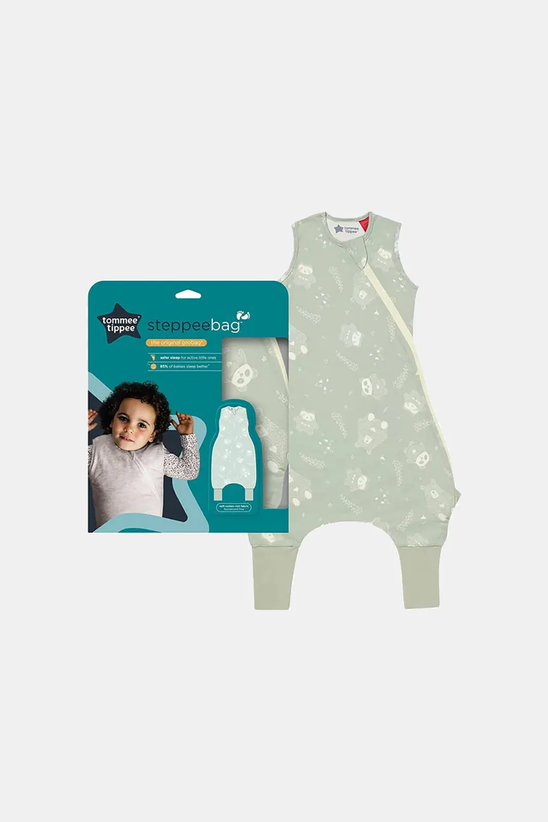 Tommee Tippee Baby Grey Steppee Sleep Bag With Legs