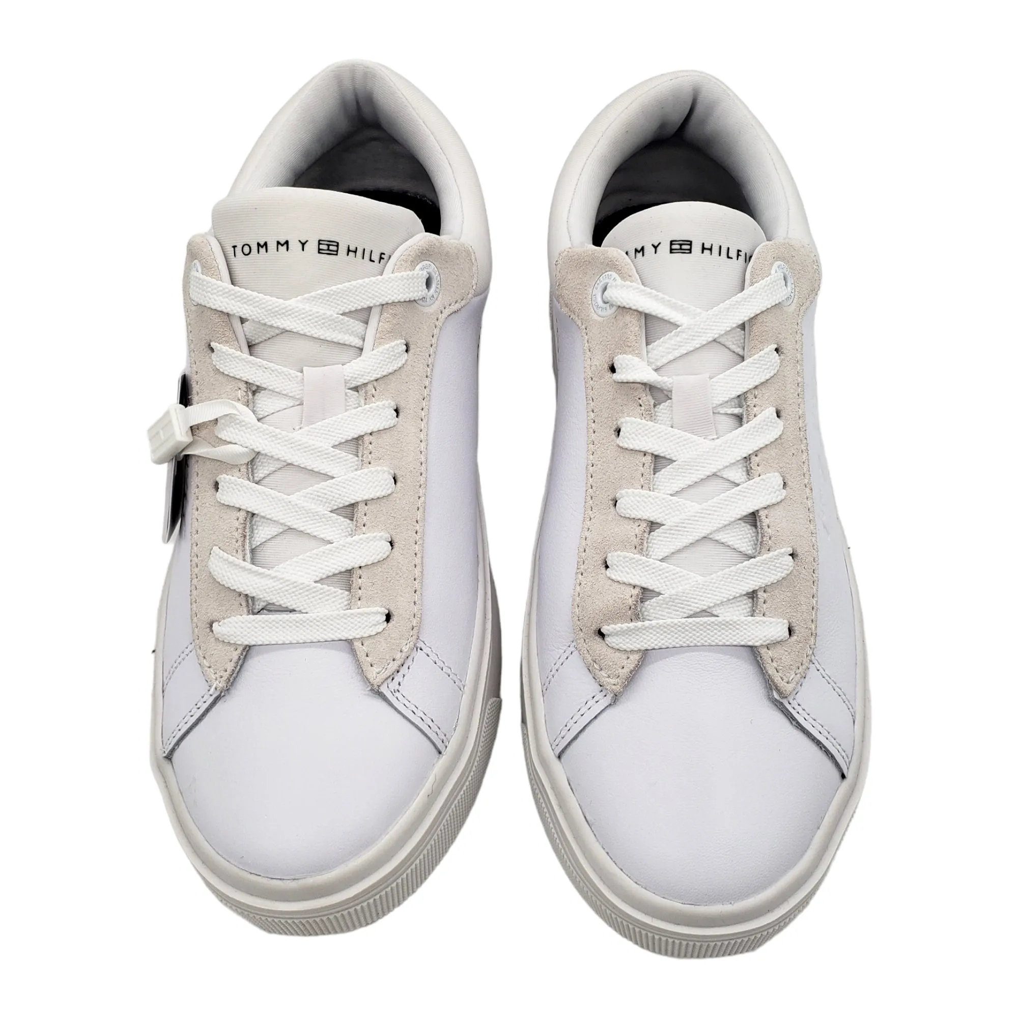 Tommy Hilfiger White Elevated Cupsole Sneaker