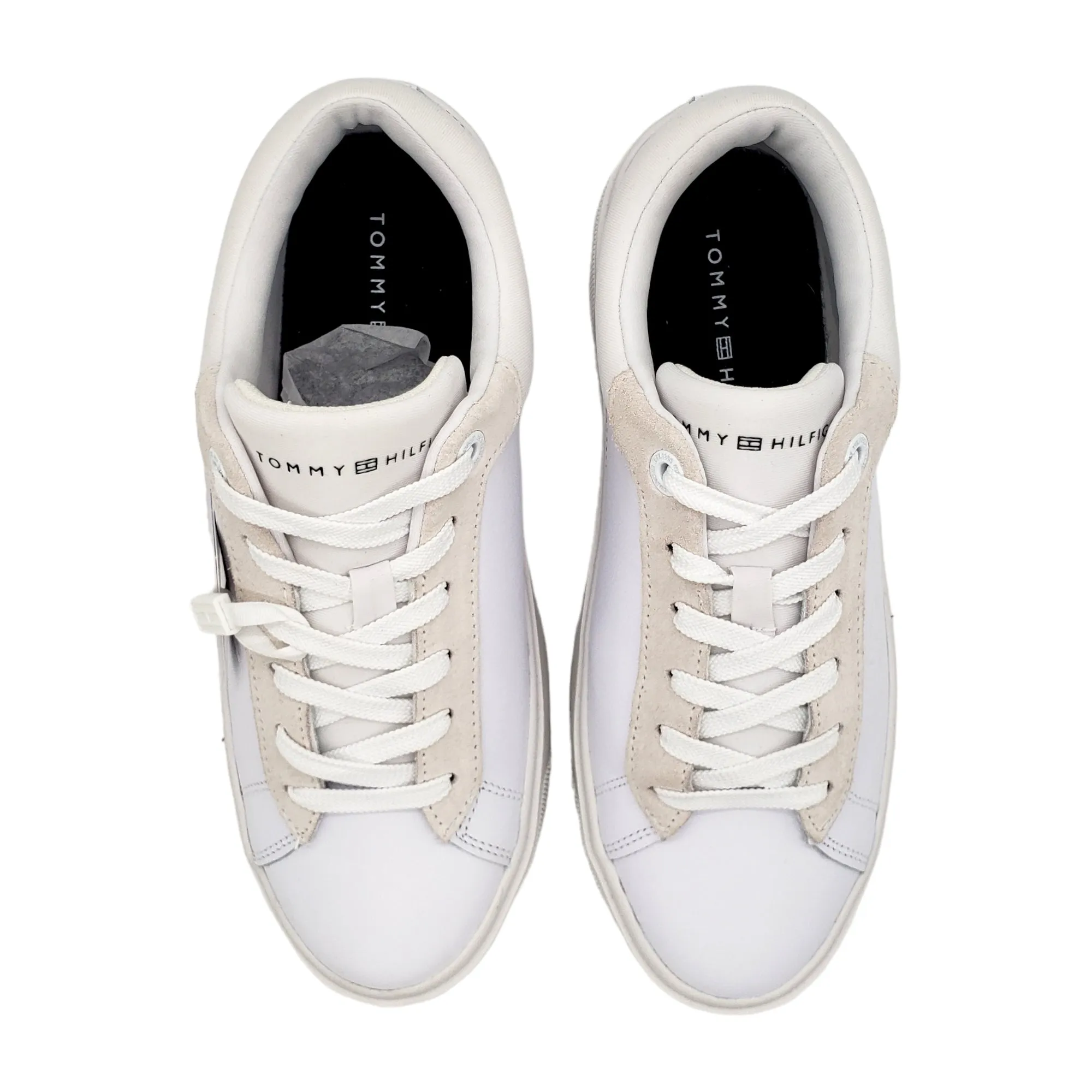 Tommy Hilfiger White Elevated Cupsole Sneaker