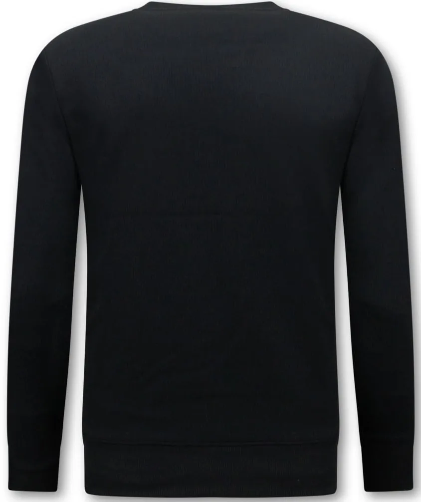 Top Star Men's sweater ICON - Men's Sweater - Black