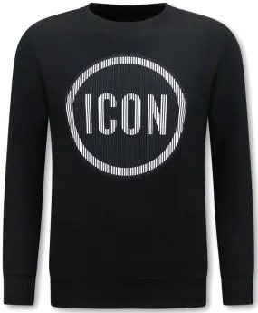 Top Star Men's sweater ICON - Men's Sweater - Black