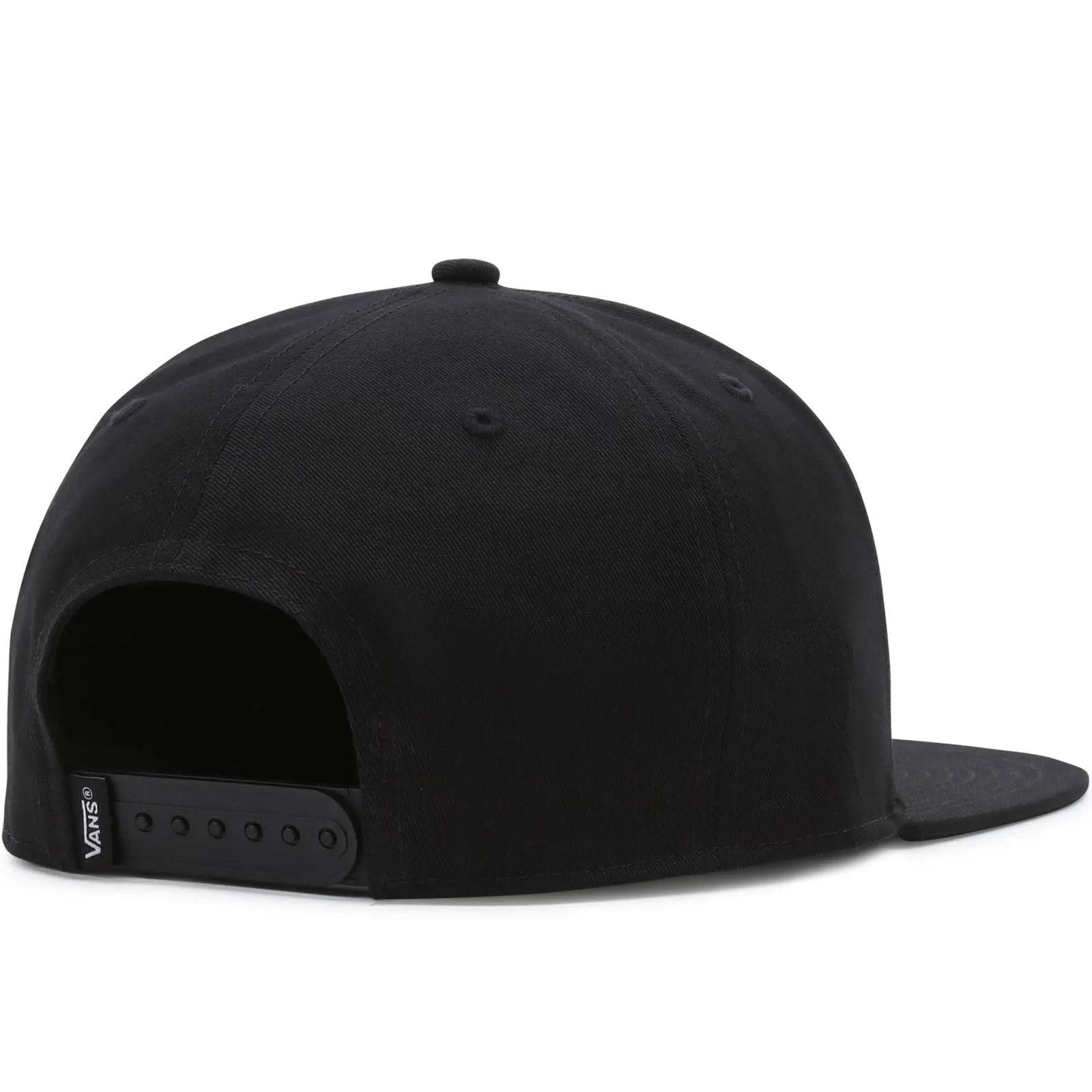 Vans Kids Orbiter Flat Peak Snapback Cap Hat - Black