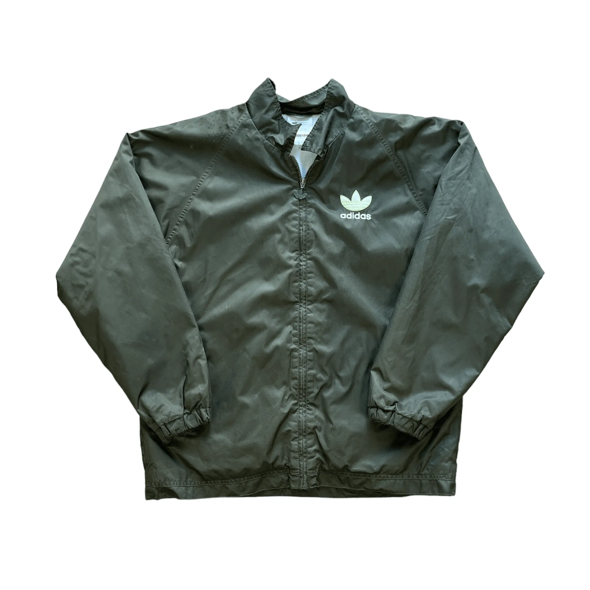 Vintage 90s Green Adidas Jacket - Extra Large