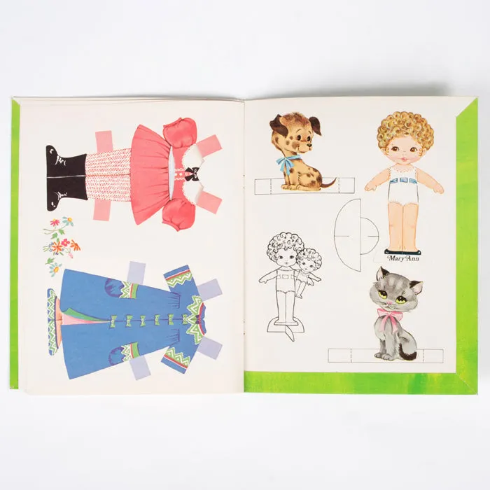 Vintage Mary Dress 'N' Play Cutout Paper Doll Book