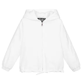 White Windbreaker Jacket