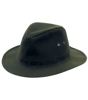 Wide Brimmed Waxed Hat - Caledonia