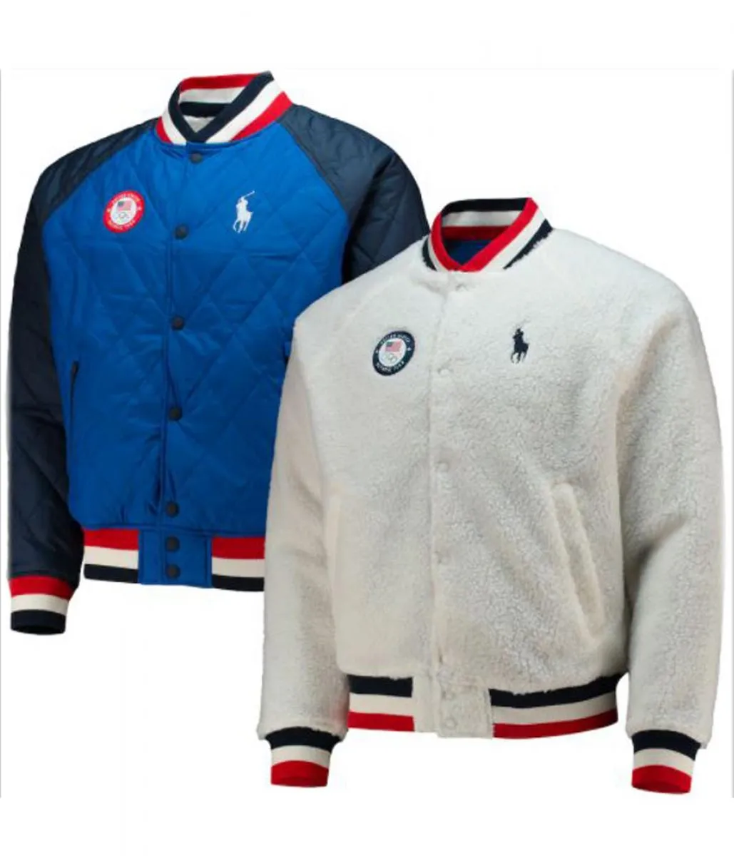 Winter Olympics 2022 Team USA Reversible Raglan Jacket