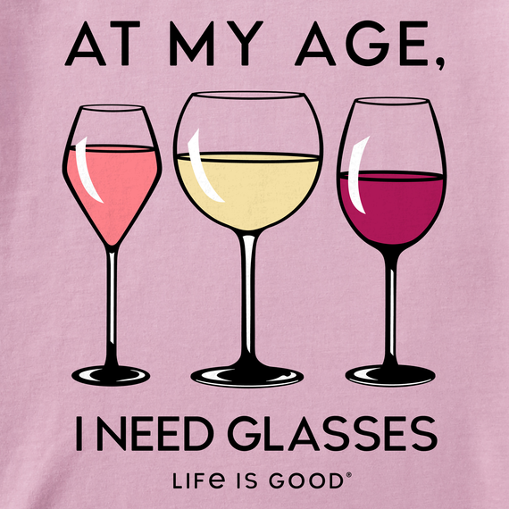 Women's I Need Glasses Wine Crusher Tee